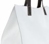 Kožené kabelka univerzální Genuine Leather bílá 691756